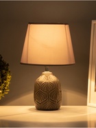 Настольная лампа «Бутоны» 1×15 Вт Е14 серый 20×20×28 см - фото 4739318