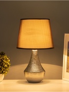 Настольная лампа «Хелена», 1х15Вт Е14, 25х25х39 см, серебро - фото 4739415