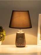 Настольная лампа "Клаудия" 1х15Вт Е14 коричневый/чёрный 23х23х34см 10865958