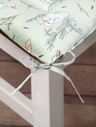 Сидушка на стул Доляна Divine day, 42×42×7 см, рогожка 164 г/м², 100% хлопок 10861811
