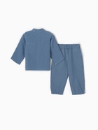Костюм (рубашка и брюки) детский KAFTAN «Муслин», размер 26 (80-86 см), синий 10853233 - фото 14128318