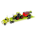 УЦЕНКА Грузовик металлический Автоград «Ферма» с трактором, МИКС - Фото 5