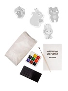 УЦЕНКА Магниты из гипса под роспись "Животные" - Фото 2