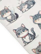 Наклейки детские «Котики», глиттер, 11 х 16 см (комплект 10 шт) - фото 34614369