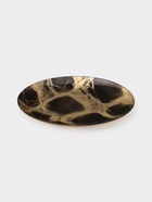 Тарелка подстановочная Magistro Brown Marble, d=33 см, стекло, коричневая 10691042 - фото 319827265