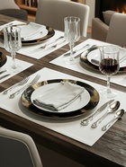 Тарелка подстановочная Magistro Brown Marble, d=33 см, стекло, коричневая - Фото 2