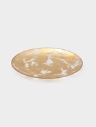 Тарелка подстановочная Magistro Gold Dust, d=33 см, стекло, золотистая 10691044 - фото 319827271
