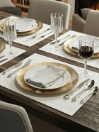 Тарелка подстановочная Magistro Gold Dust, d=33 см, стекло, золотистая 10691044