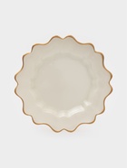 Тарелка Magistro Rosella, d=21 см, стекло, бежевая - Фото 1