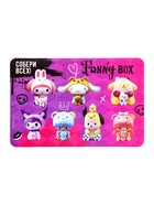 Игрушка - сюрприз Funny Box «Весёлые друзья», фигурка, карточка, наклейки - фото 6291221