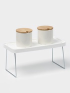 Складной столик - поднос «Макард», 29×14×2 см, белый, серый - Фото 8