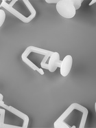 Крючок для штор, гвоздик с замком, 25×12 мм, белый 10763737