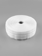 Шторная лента, фиксированная сборка, органза, 60 мм, 50±1 м, 2 шнура, белая - Фото 6