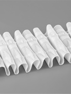 Шторная лента, фиксированная сборка, матовая, 60 мм, 50±1 м, 2 шнура, белая - Фото 4