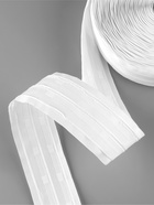 Шторная лента, фиксированная сборка, матовая, 60 мм, 50±1 м, 3 шнура, белая - Фото 1