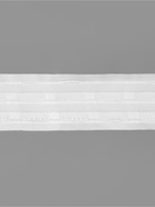 Шторная лента, фиксированная сборка, матовая, 60 мм, 50±1 м, 3 шнура, белая - Фото 3
