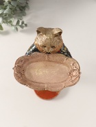 Фигурка-подставка полистоун «Кошка в пальто с воротником», 15.5×14×27 см 10326636