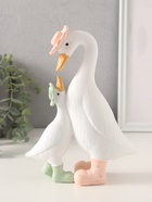 Фигурка полистоун «Утка с малышом в резиновых сапогах», 16×6.5×21 см - Фото 1