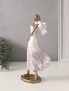 Фигурка «Девушка в платье с шарфом. Ветер», полистоун, 16×9.5×33 см - Фото 4