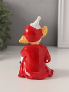 Фигурка «Клоун застенчивый», полистоун, бело-красный, 9.5×7×11 см - Фото 3