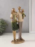 Фигурка «Родители и дети», полистоун, сливочно-зелёный, 13.5×7.5×26 см - Фото 2