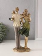 Фигурка «Родители и дети», полистоун, сливочно-зелёный, 13.5×7.5×26 см - Фото 3