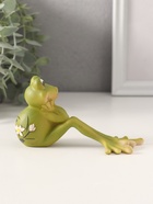 Фигурка «Лягушонок - что же будет?», полистоун, 15.5×6×7 см 10740308 - фото 15185040
