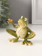 Фигурка «Лягушонок с бабочкой, с цветами на животике», полистоун, 10.5×4×8.5 см - Фото 4