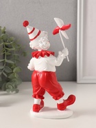 Фигурка полистоун «Клоун с ветерком», красно-белый, 10×7×18.5 см - Фото 4