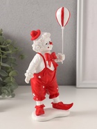 Фигурка полистоун «Клоун с воздушным шариком», красно-белый, 9.5×5×20.5 см - Фото 2