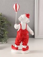 Фигурка полистоун «Клоун с воздушным шариком», красно-белый, 9.5×5×20.5 см - Фото 3