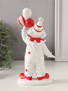Фигурка полистоун «Клоун с воздушными шариками», красно-белый, 10×6.5×19.5 см - Фото 3