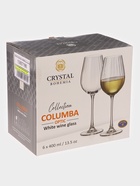 УЦЕНКА Набор бокалов для вина Columba Optic, стеклянный, 400 мл, 5 шт. - Фото 3