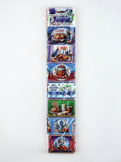 Термонаклейки на 7 яиц «Пожелания 2», на пасху