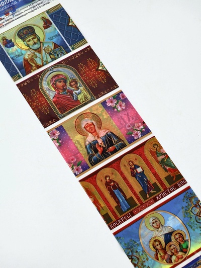 Термонаклейки на 7 яиц «Лики 2», на пасху