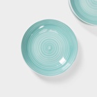 УЦЕНКА Набор тарелок глубоких «Палитра» 4 шт.,700 мл, 20.2×20.2×4.2 см, бирюзовый - Фото 3