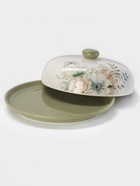 УЦЕНКА Блинница Доляна «Цветы» d=23, доломит, белая, зелёная - Фото 3