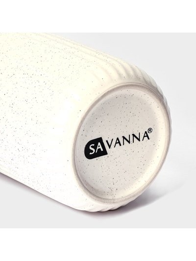 Набор для ванной SAVANNA «Шарм», 3 предмета, дозатор для мыла, стакан, мыльница