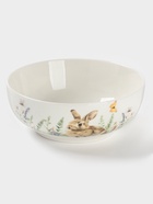 Салатник Доляна «Зайка», фарфор, 620 мл, 15.5×6 см, белый - Фото 3