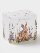 Кружка Доляна «Зайка», 330 мл, фарфор, белая - Фото 4