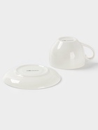 Чайная пара Доляна «Зайка», 2 предмета: чашка 250 мл, блюдце d=15 см, фарфор, белая - Фото 6