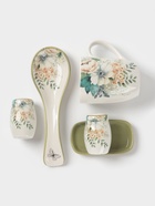 Салатник Доляна «Цветы», фарфор, 600 мл, 15.5×6 см, белый - Фото 6