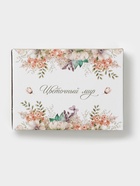 Подставка под чайный пакетик Доляна «Цветы», доломит, 12×9×1.5 см, белая - Фото 4