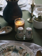 Набор для специй Доляна «Цветы», 2 предмета: солонка, перечница 130 мл, доломит, белый - Фото 9