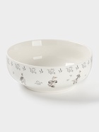 Салатник Доляна «Гуси», фарфор, 650 мл, 15.5×6 см, белый - Фото 3