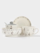 Салатник Доляна «Гуси», фарфор, 650 мл, 15.5×6 см, белый - Фото 7