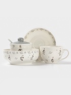 Кружка Доляна «Гуси», 330 мл, фарфор, белая - Фото 5