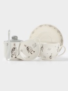 Кружка Доляна «Гуси», 330 мл, фарфор, белая - Фото 5