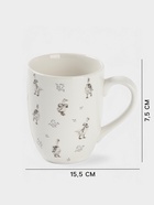 Кружка Доляна «Гуси», 330 мл, фарфор, белая - Фото 2