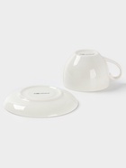 Чайная пара Доляна «Гуси», 2 предмета: чашка 250 мл, блюдце d=15 см, фарфор, белая - Фото 5